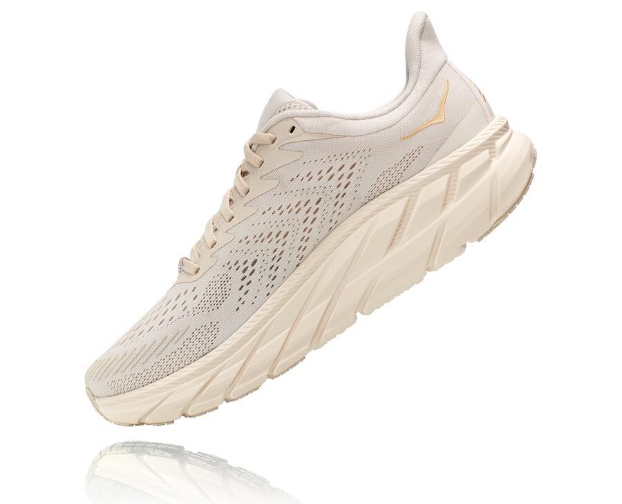 Hoka One One Koşu Ayakkabısı Erkek Beyaz - Clifton 7 - QS7681059